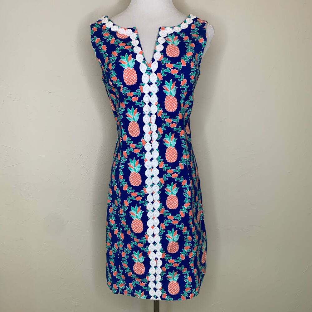 Handmade Shift Dress Southern Preppy Sz ? Small Bridal Shower Sorority